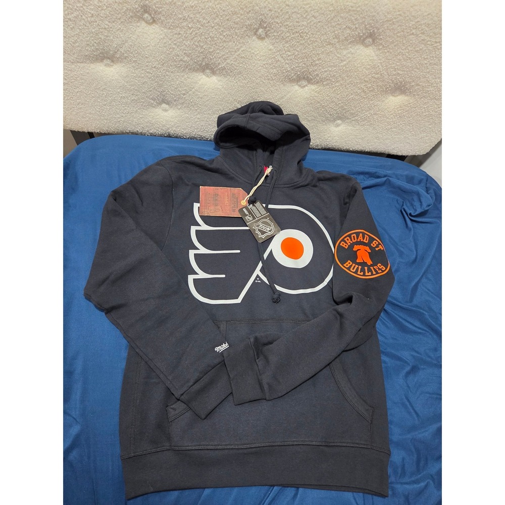 Mitchell & Ness Philadelphia Flyers Broad Street Bullies Hoodie Mens Medium